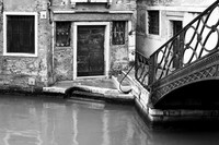Venice - Green Door & Bridge