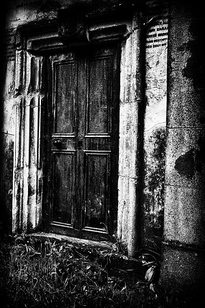 Weathered Door to a Tomb