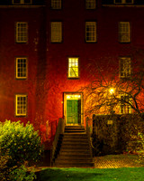 Edinburgh - Red Wall Green Door