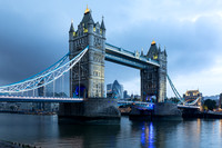 London - Blue Hour River Tower Bridge from Butler's Wharf
