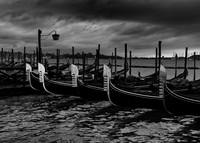 Venice - Gondolas Abstract