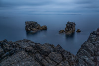 Northern Ireland - County Antrim - Ballycastle Beach, near Wooden Bridge-Pans Rock