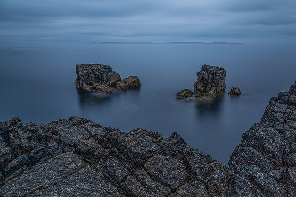 Northern Ireland - County Antrim - Ballycastle Beach, near Wooden Bridge-Pans Rock