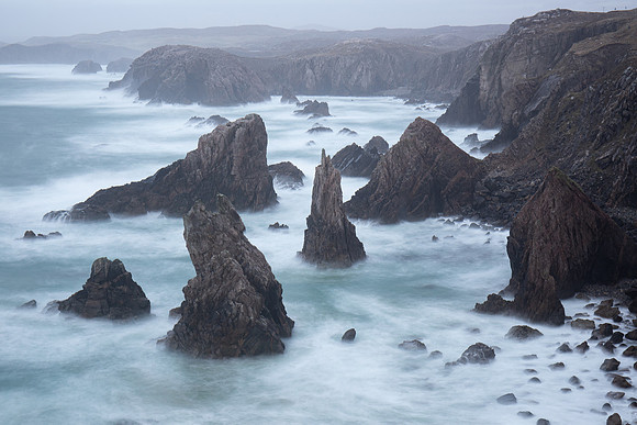Scotland - Isle of Lewis - Mangarstadh  Seastacks