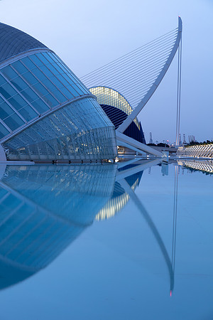 Valencia - Sunrise - Hemisferic, CaixaForum València - Àgora, Pont l Assut del'Or