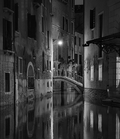 Venice - Teatro la Fenice Area Canal & Bridge