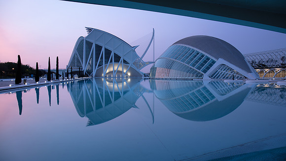 Valencia - Sunrise - Hemisferic, Science Museum