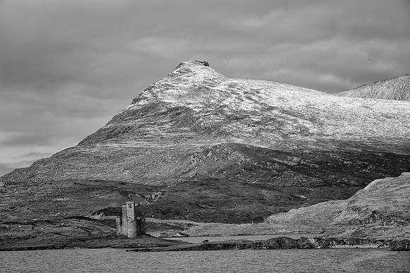 Assynt - Loch Assynt, Ardvrek Castle, Glas Beinn