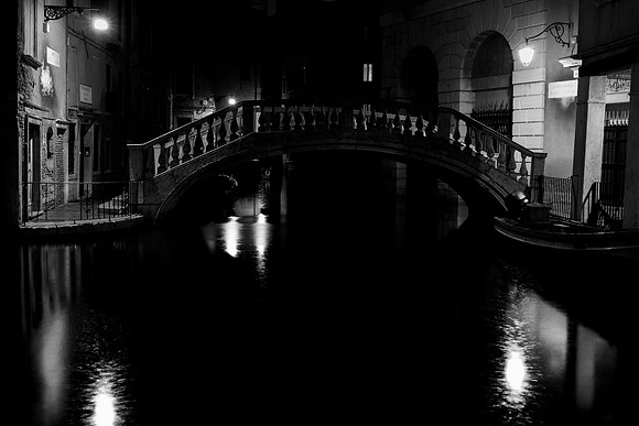 Venice - Teatro la Fenice Area Canal & Bridge