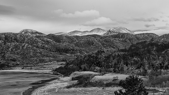Assynt - View from Roadside Unknown Location-