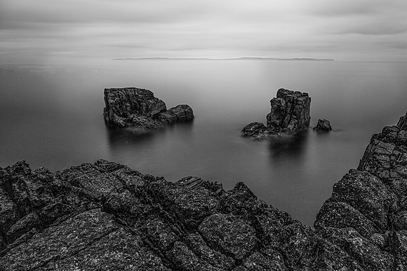 County Antrim - Ballycastle Beach, near Wooden Bridge-Pans Rock