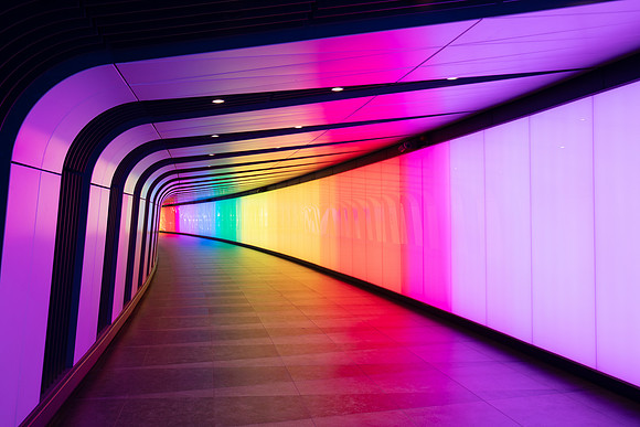 London - St Pancras - King's Cross Light Tunnel