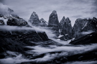 Torres Del Paine Mountains & Mist