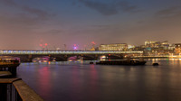 London - River Thames & Canon Street Railway Bridge