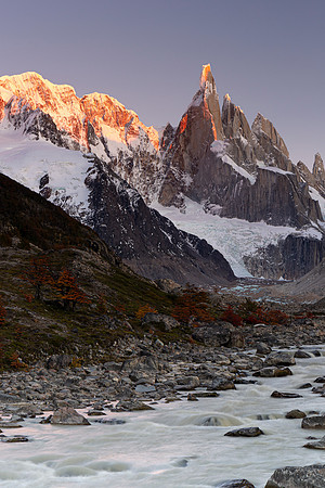 Patagonia - El Chalten Rio Fitz Roy & Granite Needles - Sunrise