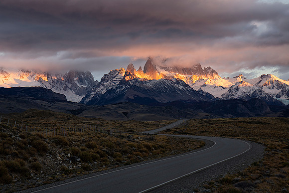 Patagonia - El Chalten Road - Early Morning Light