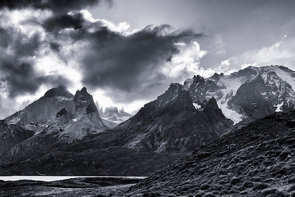 Torres Del Paine Evening Light
