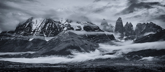 Torres Del Paine Mountains & Mist