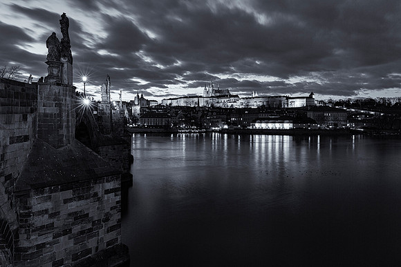 Waiting for Sunset, Charles Bridge, Castle, St. Vitus Cathedral