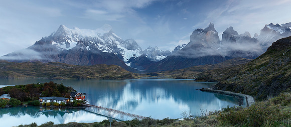 patagonia - Torres Del Paine - Lago Pehoe - Early Morning Mist