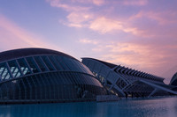 Valencia - Sunrise - Hemisferic, Science Museum