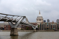 London - Millennium Bridge & St. Paul's