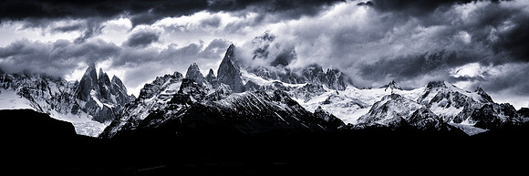El Chalten Clouds over El Chalten Range